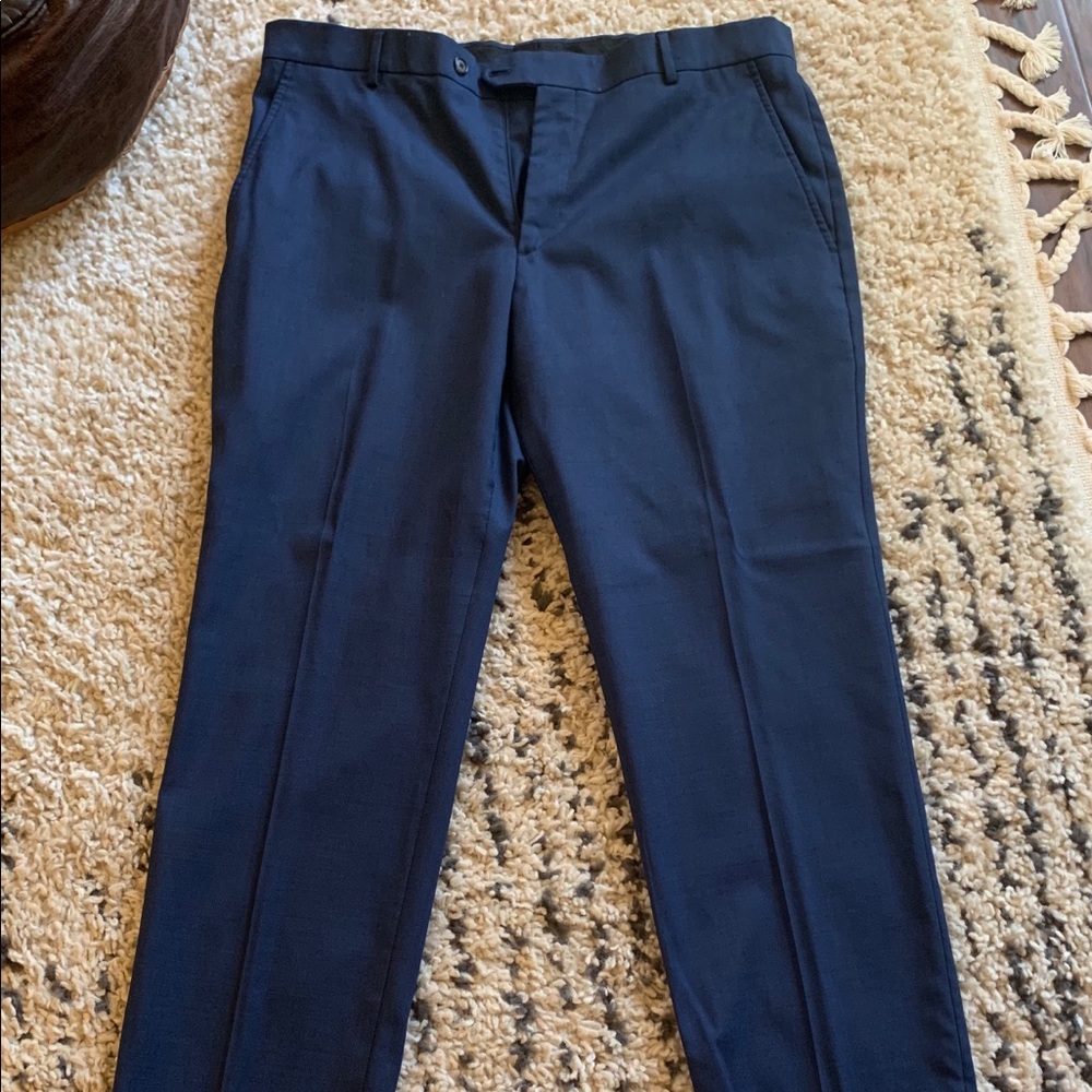 Stafford wool blend suit pants